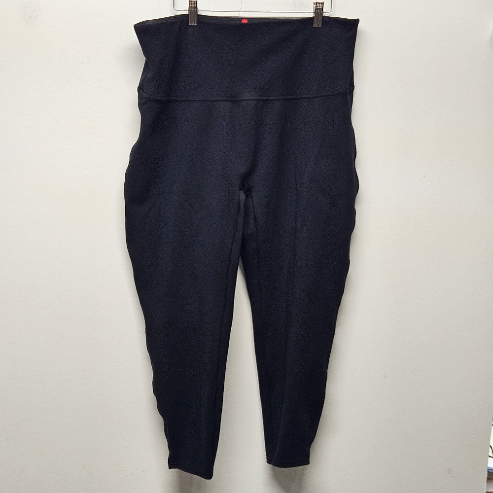 SPANX Pointe Ankle Pull On Leggings Plus Size 2X Black Shaper